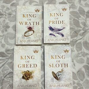 Book 1, 2, 3 and Book 4 from King of Sin series